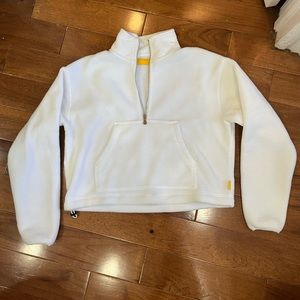 Yellow Label Co Cropped Fleece NWOT